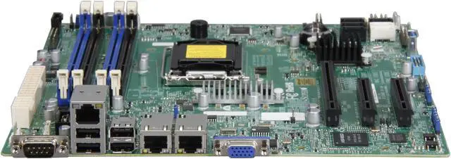 Alt view image 2 of 5 - SUPERMICRO MBD-X10SLL+-F-O uATX Server Motherboard LGA 1150 DDR3 1600