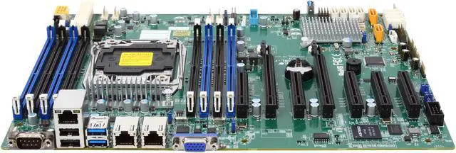 Alt view image 3 of 9 - SUPERMICRO MBD-X10SRL-F Server Motherboard LGA 2011 R3