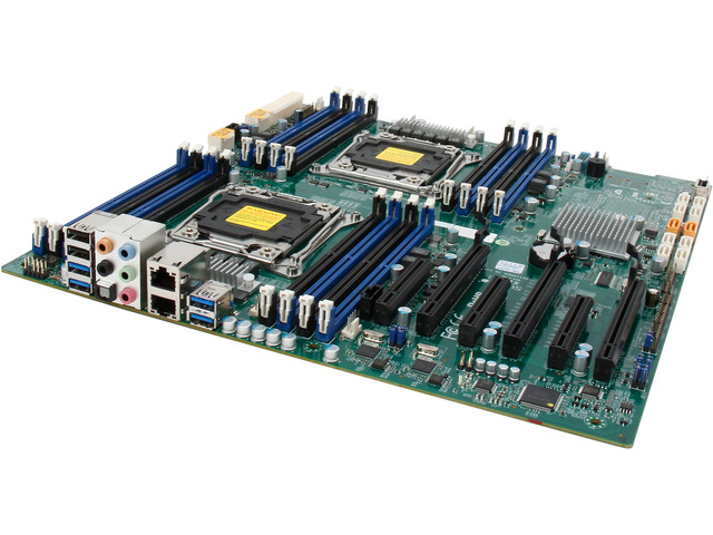 thumbnail image 2 of Supermicro X10DRH-i Dual Intel Xeon E5-2600 V3/v4 Motherboard – LGA2011-v3, E-ATX, DDR4, 16 Slots 2 of 4
