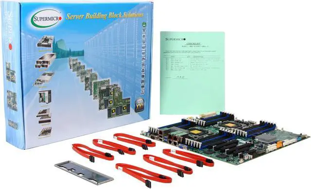 Alt view image 5 of 5 - SUPERMICRO MBD-X10DRI-LN4+-O Enhanced Extended ATX Xeon Server Motherboard Dual LGA 2011-3 Intel C612