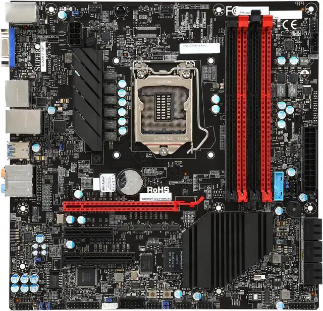 Alt view image 3 of 5 - SUPERMICRO MBD-C7Z97-MF Micro ATX Server Motherboard LGA 1150 Intel Z97 DDR3 3300(OC)