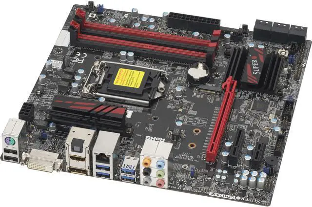 Main image of SUPERMICRO SuperO MBD-C7H170-M-O LGA 1151 Intel H170 HDMI USB 3.0 Micro ATX Gaming Motherboard