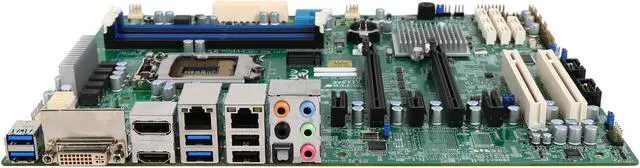Alt view image 3 of 9 - SUPERMICRO MBD-X11SAE-O ATX Server Motherboard LGA 1151 Intel C236
