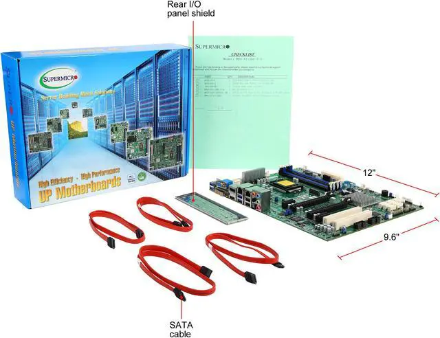 Alt view image 8 of 8 - SUPERMICRO MBD-X11SAE-F-O ATX Server Motherboard LGA 1151 Intel C236