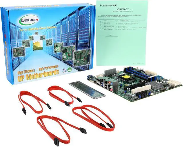 Alt view image 5 of 5 - SUPERMICRO MBD-X11SAE-M-O Micro ATX Server Motherboard LGA 1151 Intel C236