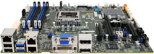 Alt view image 3 of 5 - SUPERMICRO MBD-X11SSZ-F-O Micro ATX Server Motherboard LGA 1151 Intel C236