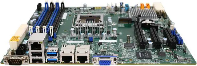 Alt view image 2 of 5 - SUPERMICRO MBD-X11SSH-F-O Micro ATX Server Motherboard LGA 1151 Intel C236