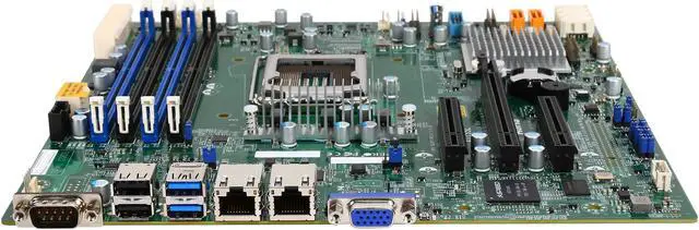 Alt view image 2 of 5 - SUPERMICRO MBD-X11SSL-O Micro ATX Server Motherboard LGA 1151 Intel C232