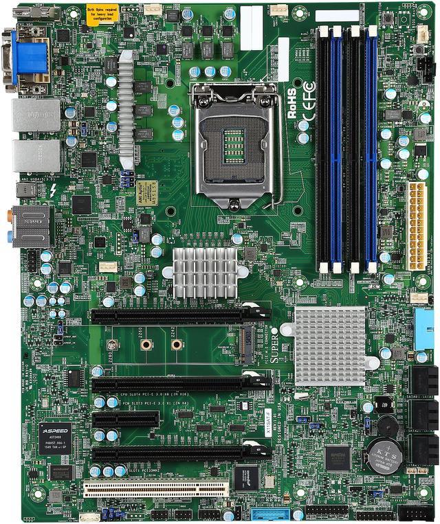 Supermicro X11SAT-F Workstation Motherboard - Intel C236 Chipset