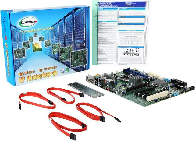 Alt view image 5 of 5 - SUPERMICRO MBD-X11SAT-O ATX Server Motherboard LGA 1151 Intel C236
