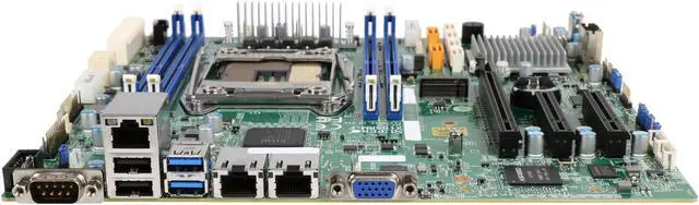 Alt view image 3 of 5 - SUPERMICRO X10SRM-F Micro ATX Server Motherboard R3 (LGA 2011) Intel C612