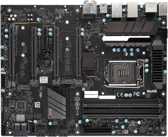 Alt view image 2 of 3 - SUPERMICRO C7Z270-PG LGA 1151 Intel Z270 HDMI USB 3.1 USB 3.0 ATX Motherboards - Intel