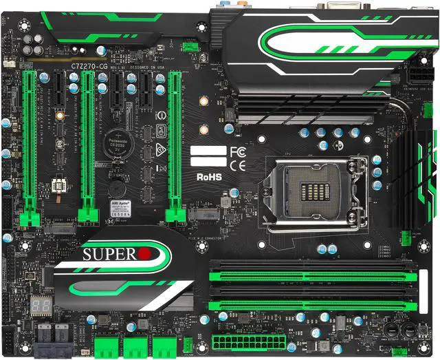 Alt view image 2 of 4 - SUPERMICRO C7Z270-CG LGA 1151 Intel Z270 HDMI USB 3.1 ATX Motherboards - Intel