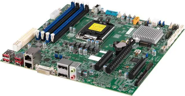 Alt view image 2 of 3 - SUPERMICRO MBD-X11SCZ-Q-O LGA 1151 (300 Series) Intel Q370 uATX Intel Motherboard