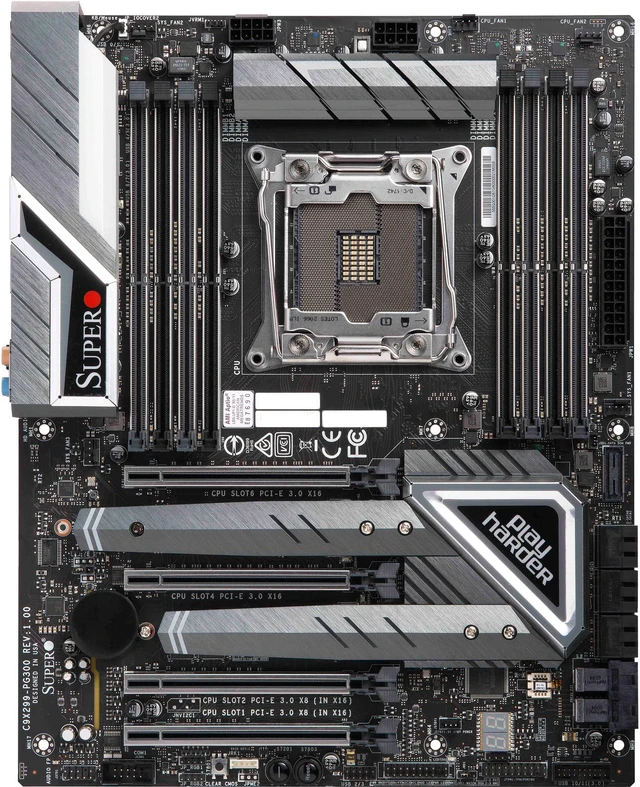 Main image of SUPERMICRO MBD-C9X299-PG300F-O ATX Intel Motherboard