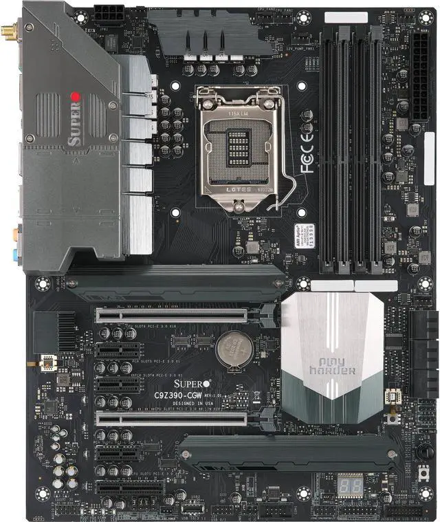 Main image of SUPERMICRO SuperO MBD-C9Z390-CGW-O LGA 1151 (300 Series) Intel Z390 HDMI USB 3.1 ATX Intel Motherboard