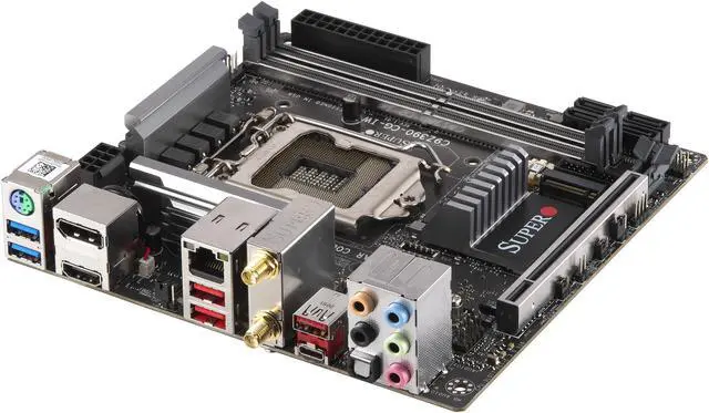 Alt view image 4 of 7 - SUPERMICRO SuperO MBD-C9Z390-CG-IW-O LGA 1151 (300 Series) Intel Z390 HDMI USB 3.1 Mini ITX Intel Motherboard