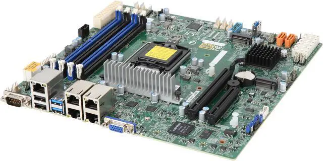 Alt view image 4 of 6 - SUPERMICRO MBD-X11SCH-LN4F-O Micro ATX Server Motherboard LGA 1151 Intel C246