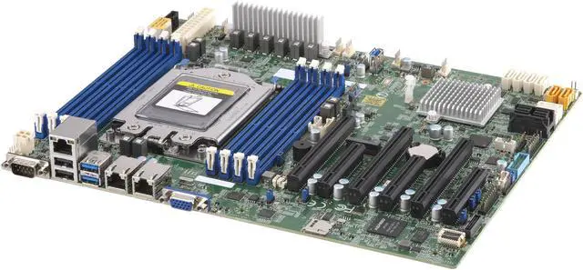 Alt view image 2 of 3 - SuperMicro MBD-H11SSL-C-O ATX Server Motherboard EPYC 7000-series (Retail Pack)