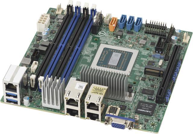 Alt view image 2 of 6 - SUPERMICRO MBD-M11SDV-4C-LN4F-O Mini ITX Server Motherboard