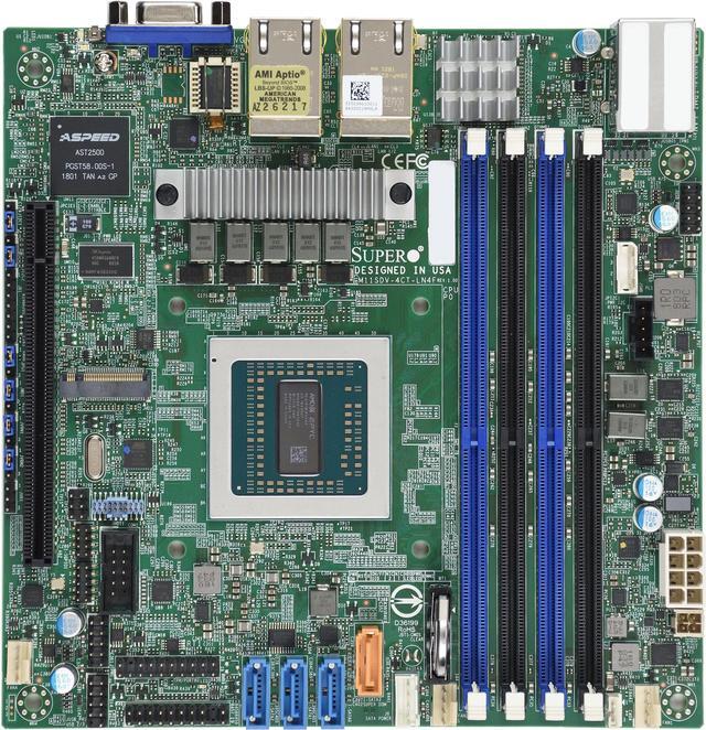 Main image of SUPERMICRO MBD-M11SDV-4C-LN4F-O Mini ITX Server Motherboard