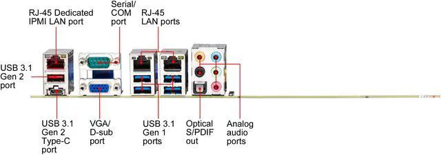 Alt view image 10 of 11 - SUPERMICRO MBD-X11SPA-TF-O Extended ATX Server Motherboard LGA 3647 Intel C621