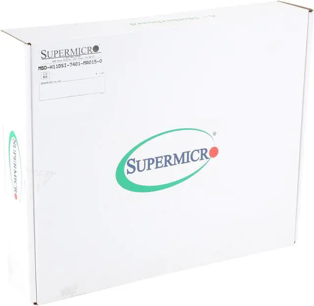 Alt view image 6 of 6 - SUPERMICRO MBD-H11DSI with 2 AMD EPYC 7401 CPUs Installed, and Tested