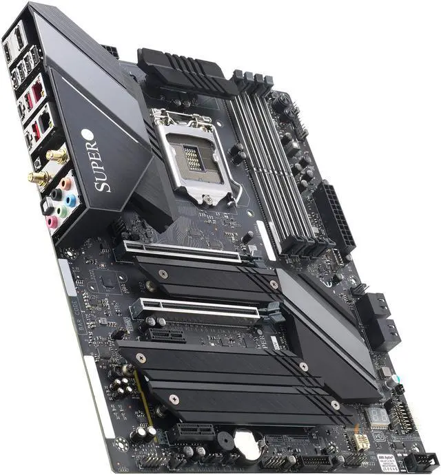 Alt view image 4 of 7 - SUPERMICRO C9Z590-CGW LGA 1200 Intel Z590 ATX Intel Motherboard