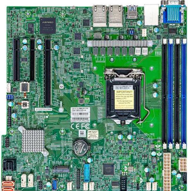 SUPERMICRO MBD-X12STH-LN4F-O Micro ATX Workstation Motherboard LGA