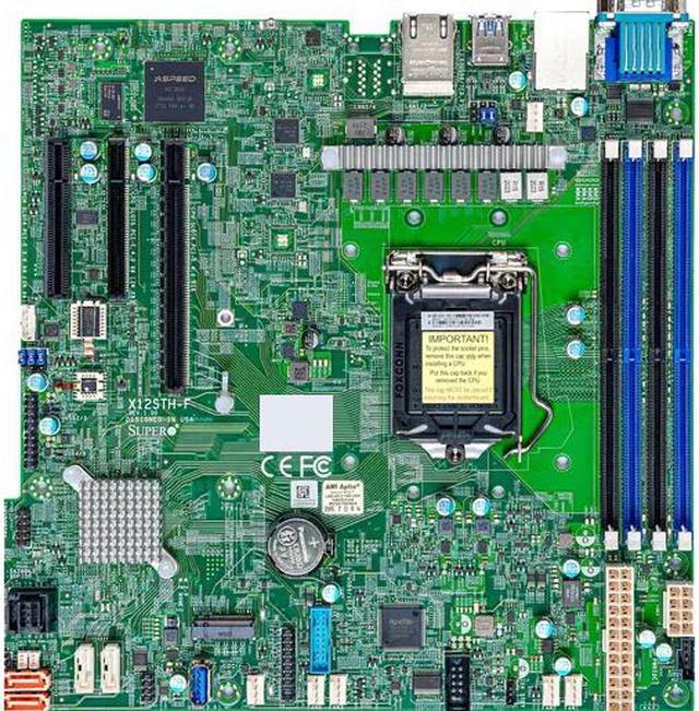 SUPERMICRO MBD-X12STH-F-O Micro ATX Workstation Motherboard LGA 1200 Intel  C256