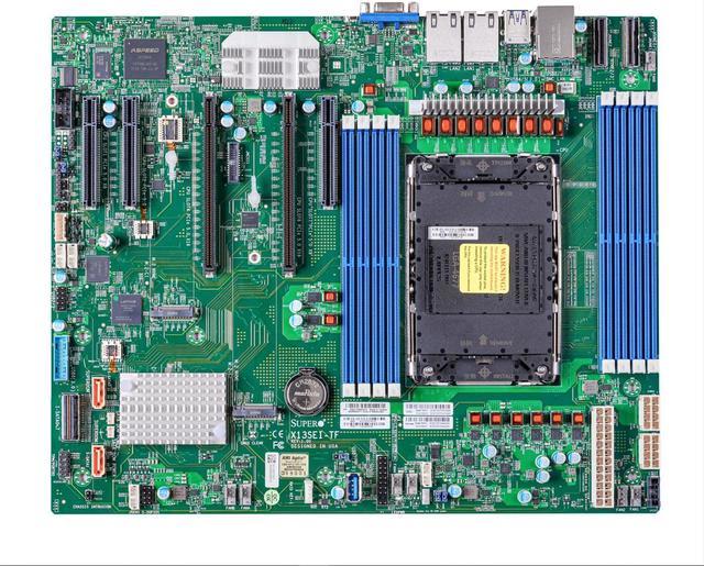 Supermicro X13SEI-TF Server Motherboard, 4th Gen Intel® Xeon® Scalable  processors, Single Socket LGA-4677 (Socket E), CPU TDP supports up to 350W  TDP