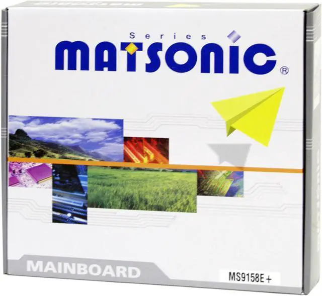 Alt view image 4 of 4 - MATSONIC MS9158E+ Socket 478 VIA P4M266A Micro ATX Intel Motherboard