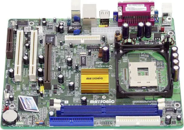 Alt view image 2 of 4 - MATSONIC MS9158E+ Socket 478 VIA P4M266A Micro ATX Intel Motherboard