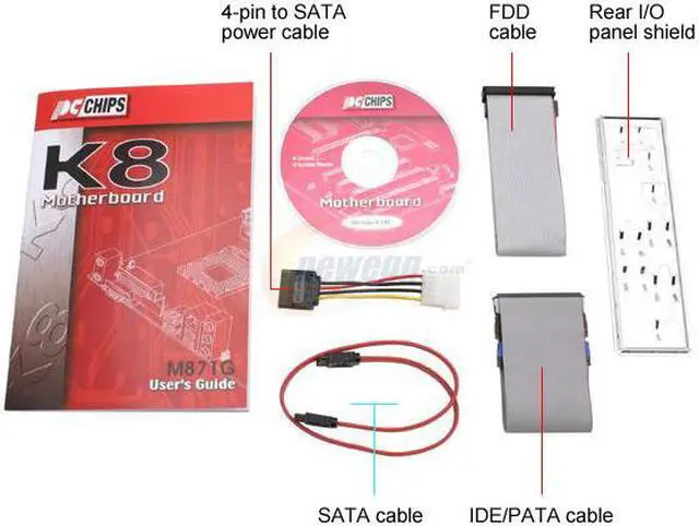 Alt view image 4 of 5 - PC CHIPS M-871G V1.5 754 SiS 760 GX Micro ATX AMD Motherboard