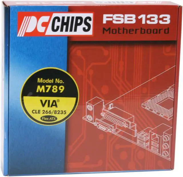 Alt view image 7 of 7 - PC CHIPS M789CG(3.0A)             VIA C3 Samual 2 2000+ VIA CLE266 Flex ATX Motherboard / CPU Combo