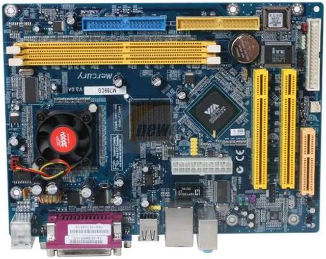 Alt view image 3 of 7 - PC CHIPS M789CG(3.0A)             VIA C3 Samual 2 2000+ VIA CLE266 Flex ATX Motherboard / CPU Combo