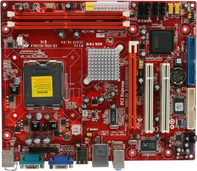 Alt view image 3 of 5 - PC CHIPS P17G/1333 LGA 775 Intel 945GC Micro ATX Intel Motherboard
