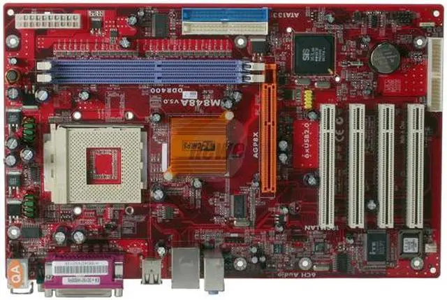 Alt view image 3 of 7 - PC CHIPS M848A (V5.0) 462(A) SiS 746FX ATX AMD Motherboard