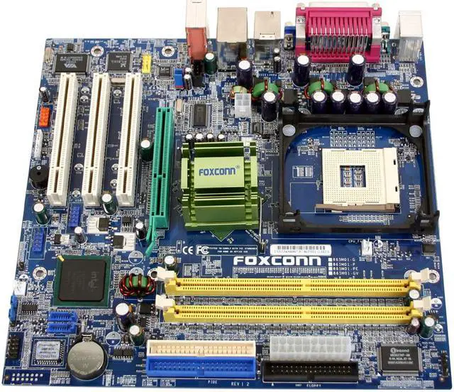 Alt view image 2 of 5 - Foxconn 865M01-G-6ELS Socket 478 Intel 865G Micro ATX Intel Motherboard