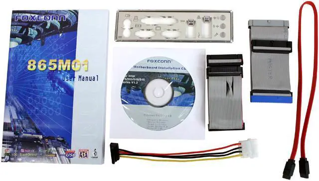 Alt view image 3 of 5 - Foxconn 865M01-G-6ELS Socket 478 Intel 865G Micro ATX Intel Motherboard
