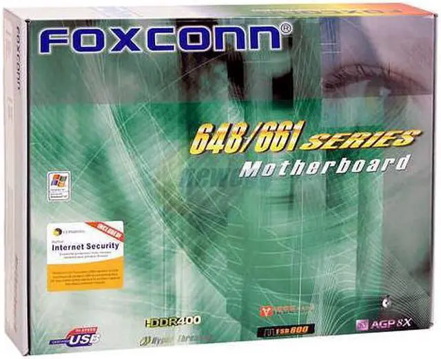 Alt view image 4 of 4 - Foxconn 661M03-G-6EL Socket 478 SiS 661FX Micro ATX Intel Motherboard