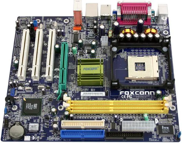 Alt view image 2 of 4 - Foxconn 661M03-G-6EL Socket 478 SiS 661FX Micro ATX Intel Motherboard