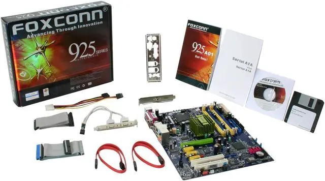 Alt view image 5 of 5 - Foxconn 925A01-8EKRS LGA 775 Intel 925X ATX Intel Motherboard