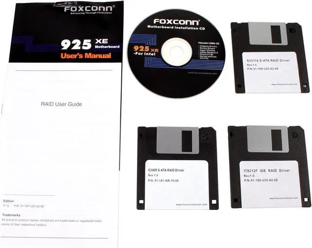 Alt view image 6 of 7 - Foxconn 925XE7AA-8EKRS2 LGA 775 Intel 925XE ATX Intel Motherboard