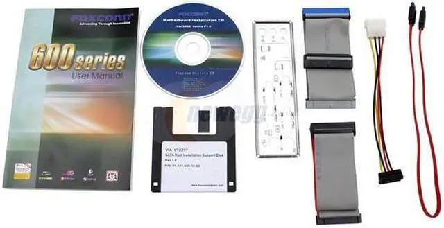 Alt view image 3 of 4 - Foxconn 600A01-6LRS 462(A) VIA KT600 ATX AMD Motherboard