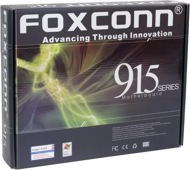 Alt view image 4 of 4 - Foxconn 915A01-P-8EKRS2 LGA 775 Intel 915P ATX Intel Motherboard