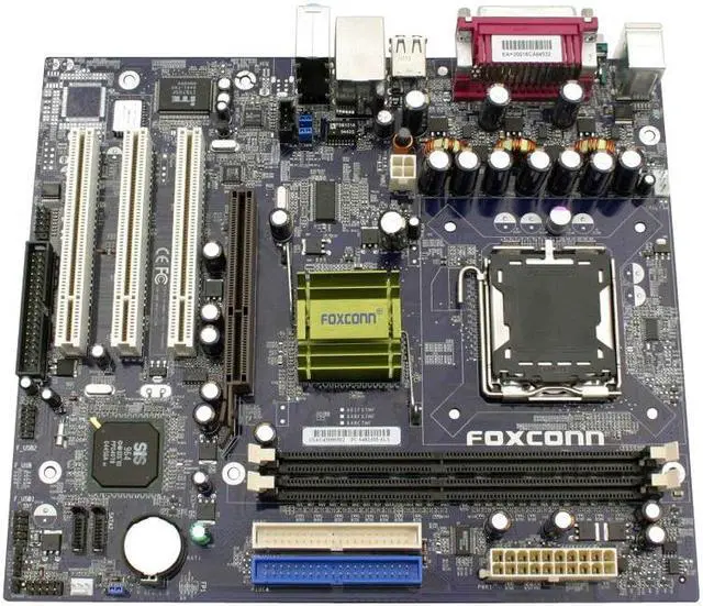 Alt view image 2 of 4 - Foxconn 648FX7MF-S LGA 775 SiS 648FX Micro ATX Intel Motherboard