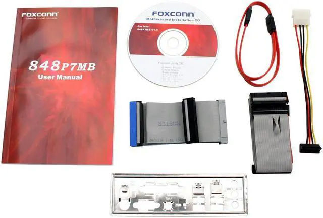 Alt view image 3 of 4 - Foxconn 848P7MB-S LGA 775 Intel 848P Micro ATX Intel Motherboard