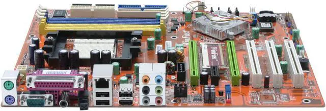 Alt view image 2 of 5 - Foxconn NF4SK8AA-8KRS 939 NVIDIA nForce4 SLI ATX AMD Motherboard