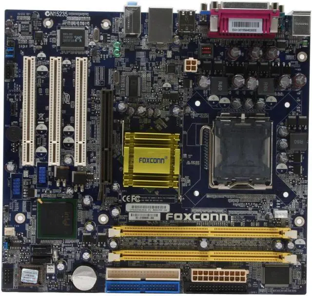 Alt view image 3 of 5 - Foxconn 865G7MF-SH LGA 775 Intel 865G Micro ATX Intel Motherboard